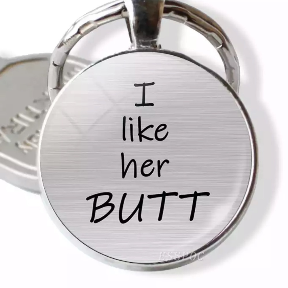 Silver key chain